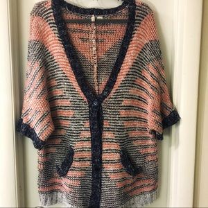 Anthropologie Moth button hi-low cardigan